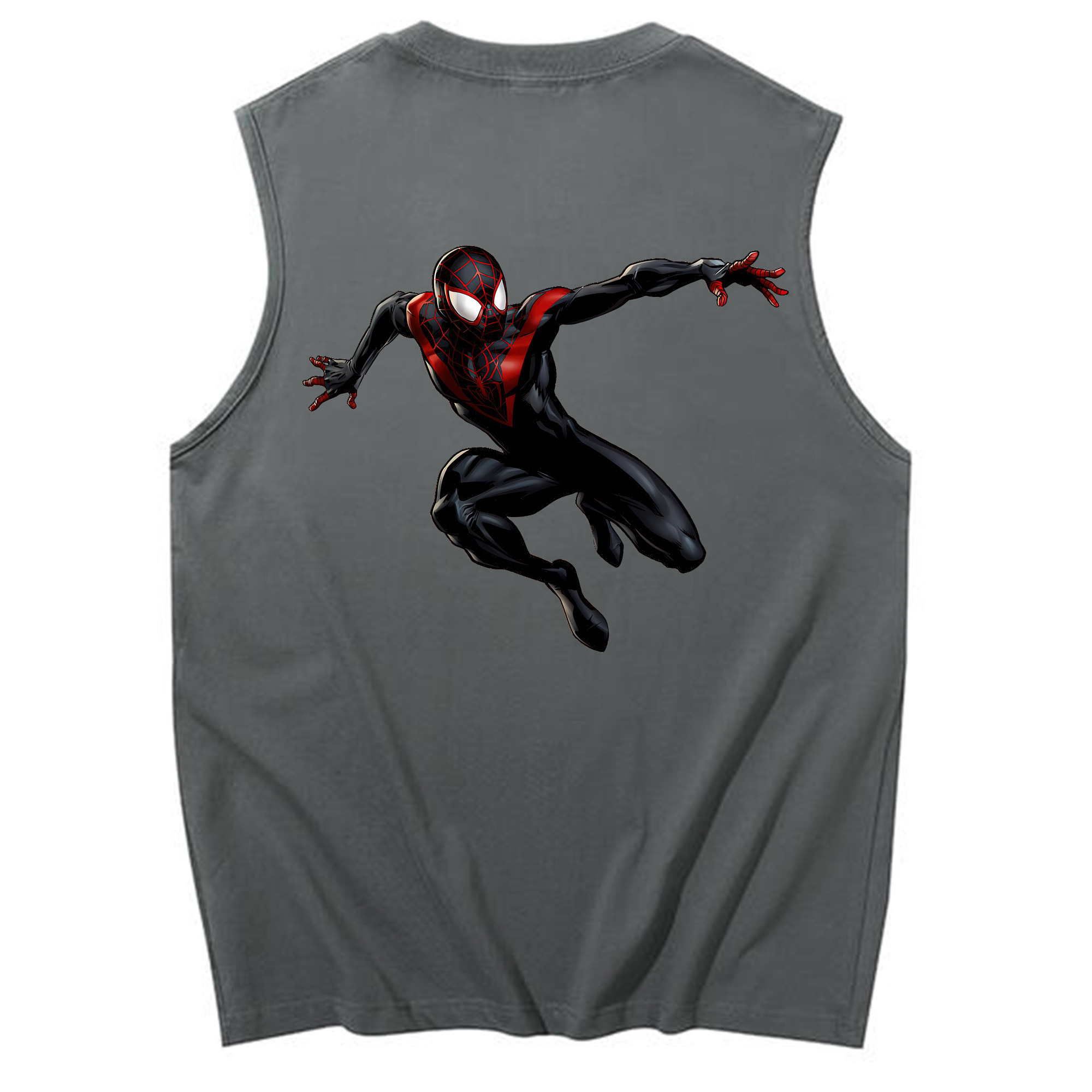 （画像用） Spider Man スパイダーマン コットン100％タンクトップ（背面プリント）